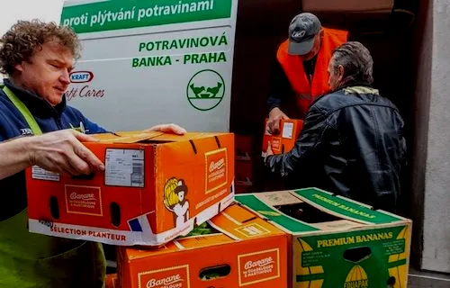 Сбор продуктов в Чехии: пожертвовано более 500 тонн товаров за один день
